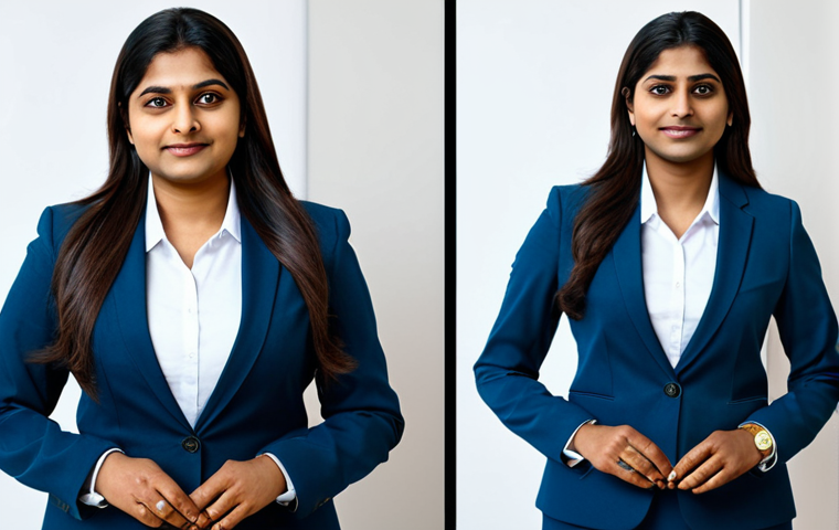 **

"A professional Indian woman in a modest business suit, standing confidently in a modern office, fully clothed, appropriate attire, safe for work, perfect anatomy, natural proportions, professional photography, high quality, family-friendly, well-formed hands, proper finger count."

**