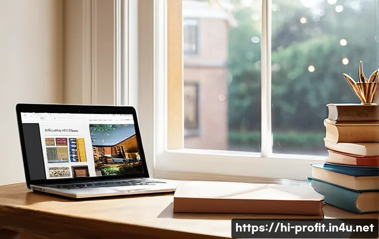 온라인 경매 비즈니스 - **Prompt 1: The Savvy Seller's Home Office**
    A bright, clean, and organized home office setup. A...